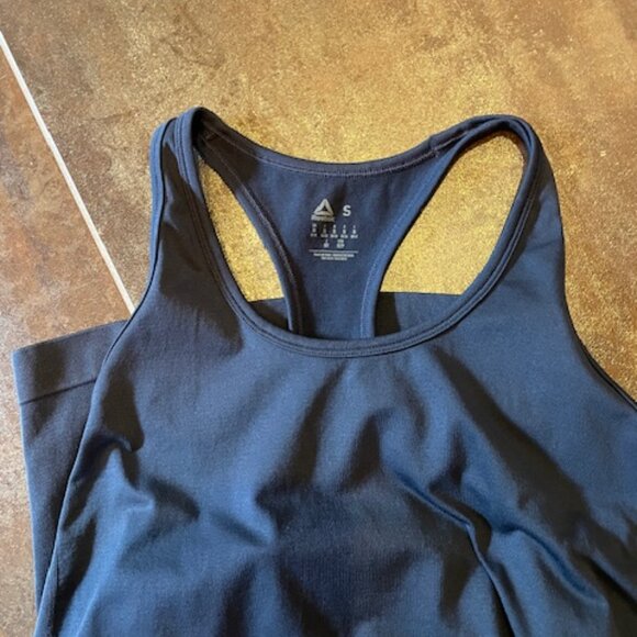 Reebok Navy Blue Seamless Maternity Tank Top - S - Picture 2 of 6